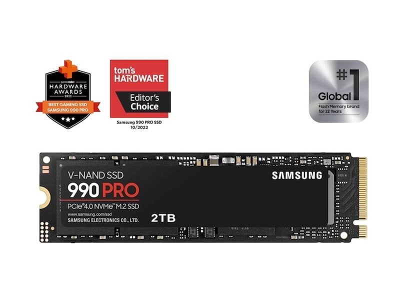 Samsung 990 PRO 2 TB M.2 PCI Express 4.0 NVMe V-NAND MLC - Walmart.ca