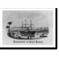 thumbnail image 2 of Historic Framed Print, Steamship in Suez Canal, 17-7/8" x 21-7/8", 2 of 9