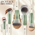 thumbnail image 2 of DUAIU 15-Piece Professional Makeup Brush Set - Premium Synthetic Foundation, Blush, Eyeshadow, Concealer & Lip Brushes Kit with Travel Bucket for Face & Eye Makeup Application, 2 of 7