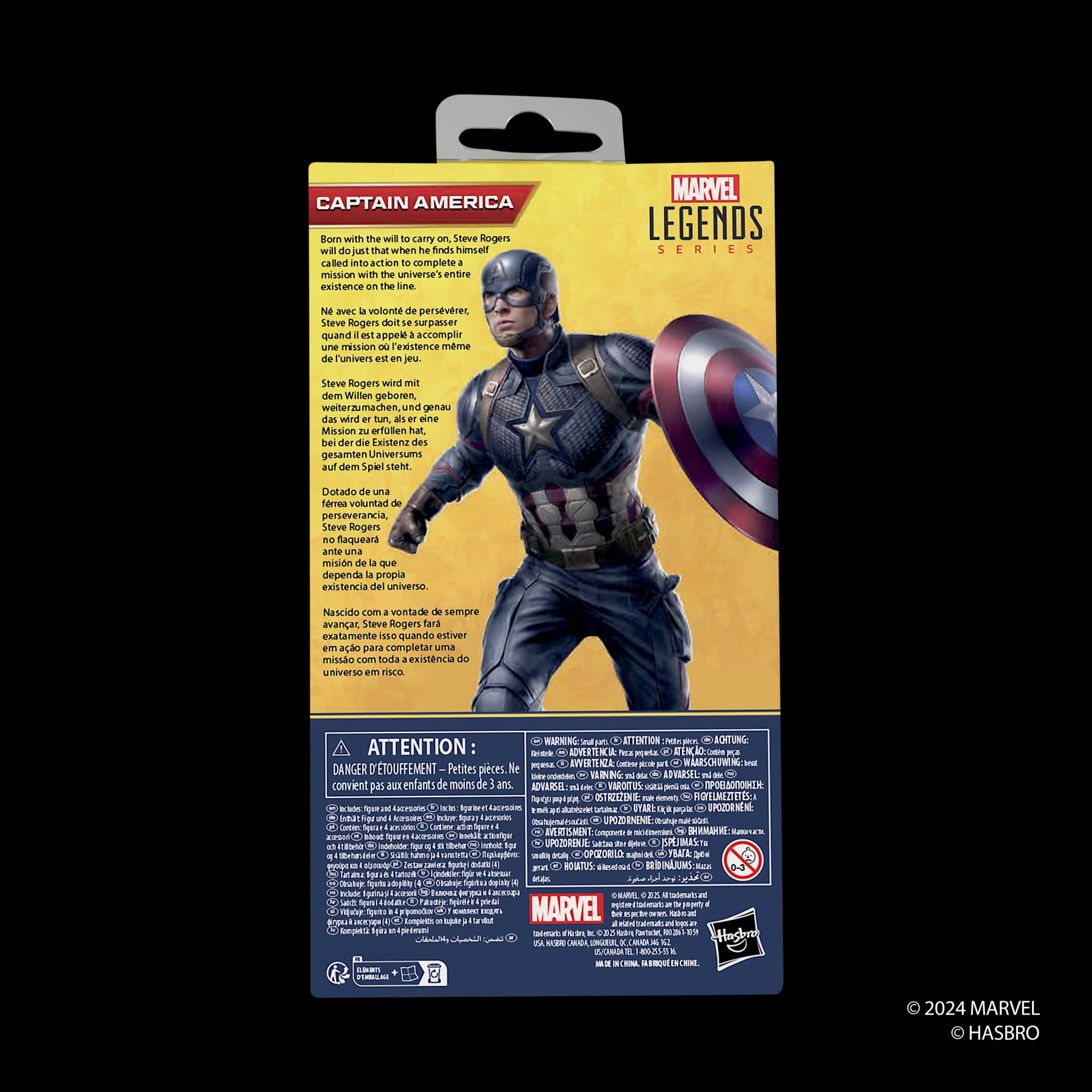 Marvel Legends Series Captain America, Avengers: Endgame Collectible Action Figure (6”), Birthday Gifts, Ages 14+