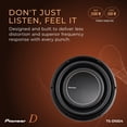 thumbnail image 4 of Subwoofer Pioneer TS-D10D4 de 10 pulgadas y 1500 W de potencia máxima, 4 of 6