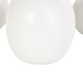 thumbnail image 6 of CosmoLiving by Cosmopolitan 6"W, 7"H Round Bud White Ceramic Vase with Multiple Openings, Set of 3, 6 of 12