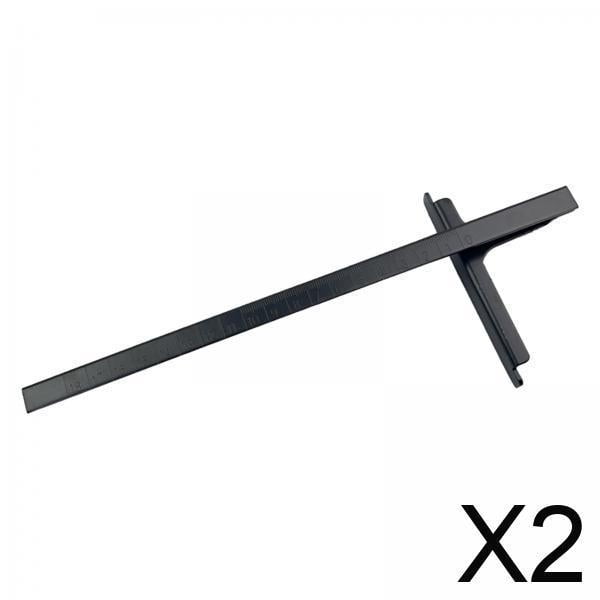 2x Sierra Circular Inalámbrica Con Guía De Corte Y Borde De Corte Recto Regla De Posicionamiento De Herramienta 10 Cm X 25 Cm