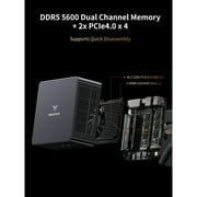 MINISFORUM UM890 Pro Mini PC AMD Ryzen 9 8945HS Processor(up to 5.4GHz) 32GB RAM 512GB SSD