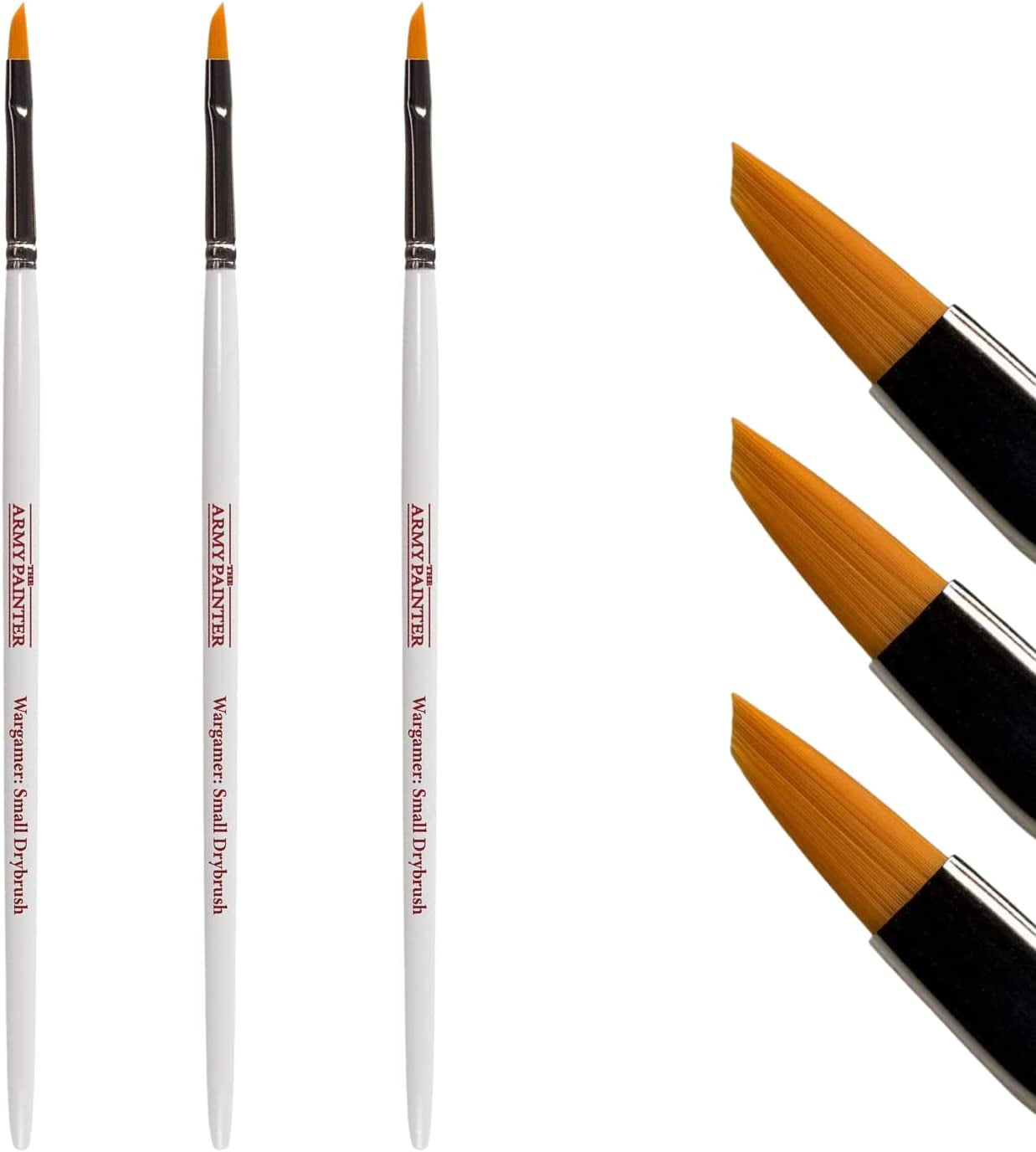 The Army Painter Wargamer 3pcs Small Drybrush Hobby Miniature Model