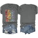 thumbnail image 4 of Camisetas de Verano de Mujer Pequeña Flor Impresa Cuello Redondo Manga Corta Superior, Verano Superior de las Mujeres, 4 of 8