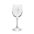 thumbnail image 1 of Santa 12 oz. Deep Etched Wine Glass, 1 of 1