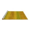 thumbnail image 2 of Ahgly Company Machine Washable Indoor Rectangle Abstract Yellow Modern Area Rugs, 5' x 8', 2 of 4