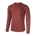 thumbnail image 2 of Hat and Beyond Men's Vintage Dyed Natural Cotton Casual Long Sleeve Tee Shirt, 2 of 4
