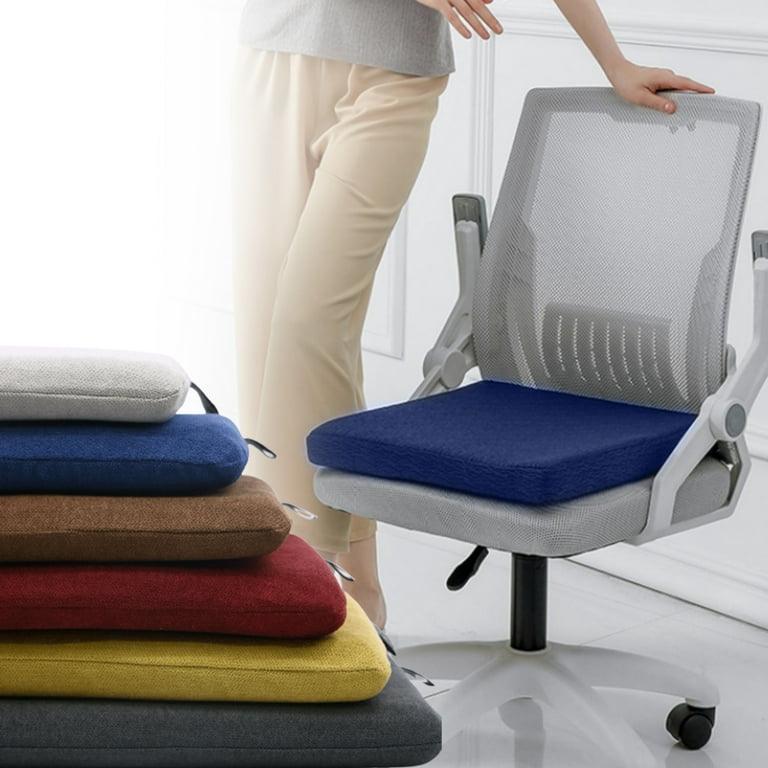 Office Chair Cushions Butt Pillow for Car Long Sitting, Pressure Relief  Seat Cushion on Office/Home Chair, Car, Wheelchair, Memory Foam Chair Pad  for