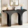 thumbnail image 3 of Tribesigns 47" Console Table with Arch Base, Display Table for Hallway, Living Room, 3 of 8