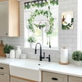 thumbnail image 5 of Spring Eucalyptus Leaves Tie Up Curtains for Windows, Adjustable Balloon Window Shades, Farmhouse Botanical Gray Wood Kitchen Window Treatments Adjustable Roll Up Curtain for Basement/Nursery 52"x45", 5 of 8