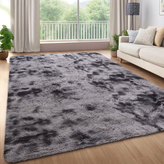 9x12 ft Shaggy Area Rugs for Bedroom Living Room Large Fluffy Floor Rugs with Non-Slip Backing, Soft Plush Carpet Rugs Home Décor