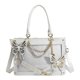 thumbnail image 1 of Bolso de mano Lolita monedero con lazo para mujer cadenas de gran capacidad bolsos de mano de estilo Punk PU, 1 of 6