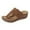A-Brown281, variant on Womens Wedge Slide Vintage Light Sleek Thong Slip On Soft Foam Platform Floral Lace Wedge Slide Summer Beach Vacation Sandals