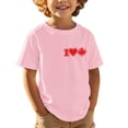 thumbnail image 1 of T-Shirt pour Enfants Fête du Canada Feuille d'Érable Canadienne Drapeau Manches Courtes Hauts Garçons Fête Nationale Imprimé Graphique Mode Enfants Fille Fête du Canada Col Rond T-Shirt Imprimé Drapeau Canadien, 1 of 5