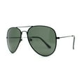 thumbnail image 3 of Polarized Iconic Metal Wire Rim Tear Drop Officer Sunglasses Black Green, 3 of 4