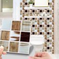thumbnail image 1 of nipocaio Frosted Cubic Membrane Tile Mosaic Sticker DIY Decorative Waterproof Wall Sticker Kitchen Murals - Wall Stickers - Cement Tiles Adhesive Mural - Wall Stickers, 1 of 5