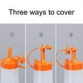 thumbnail image 3 of Easeky Leakproof Squeeze Bottle for Condiments, Ketchup And Honey Dispenser with Nozzle Cap, Kitchen Seasoning Bottle for Home Restaurant And Bar Use, 3 of 8
