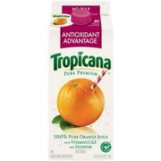 Tropicana Antioxidant Advantage, 100% Orange Juice, 64 oz