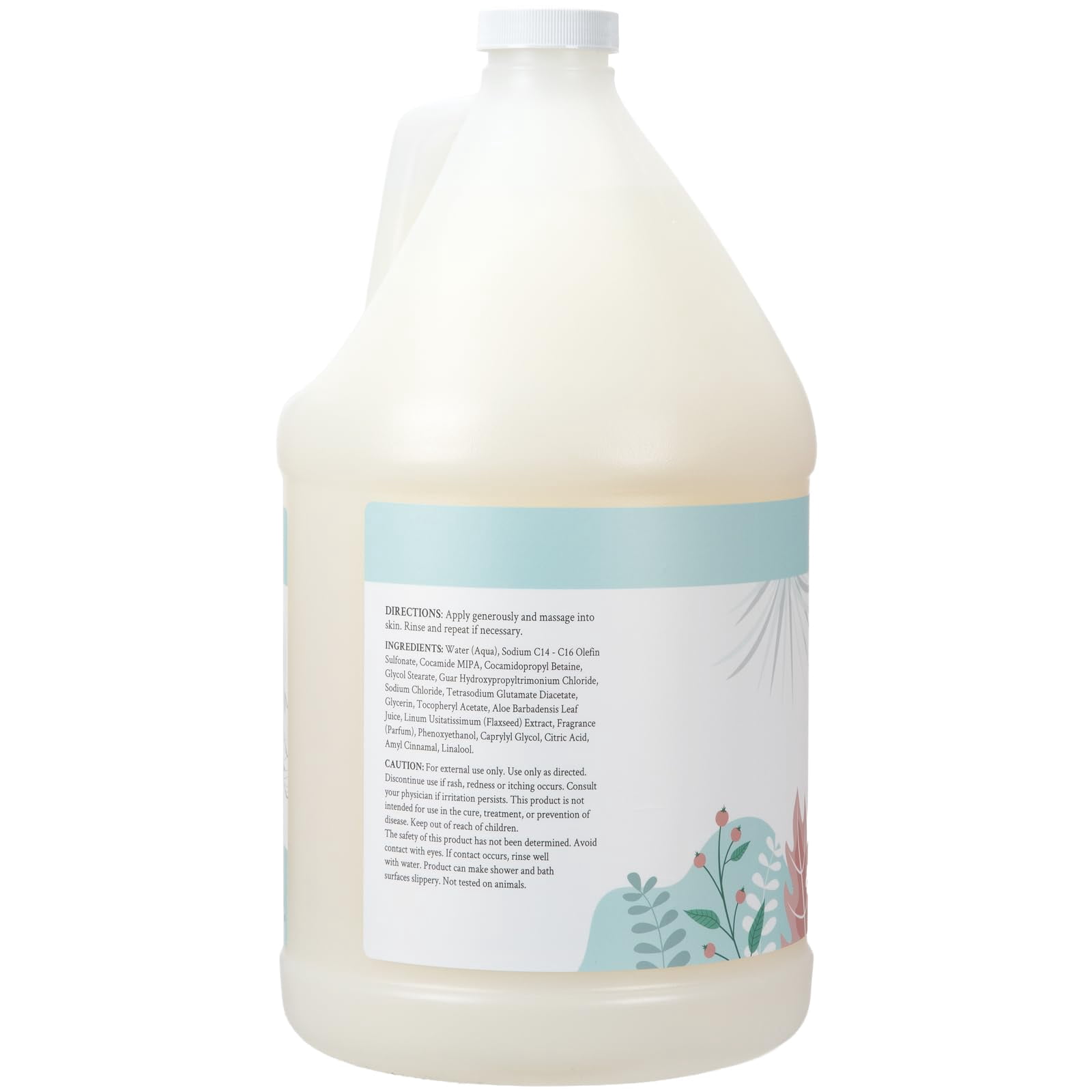 Ginger Lily Farms Botanicals Nourishing Body Wash, 100% Vegan & Cruelty-Free, Cucumber Mint Bliss Scent, 1 Gallon (128 fl oz) Refill