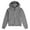 Dark Gray, variant on REDARER Girls Zip Up Hoodie, Solid Color Pullover for Kids, Cozy Fall Winter Casual Sweatshirt,Size:9-10 Years