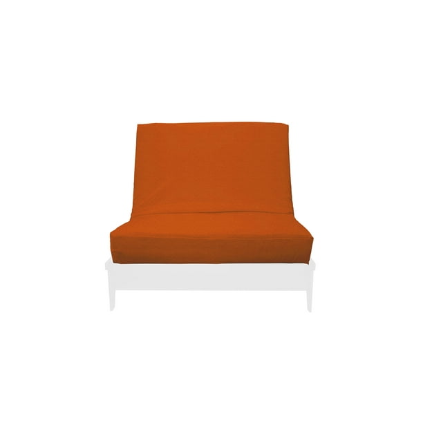 Suede Texture Polyester Futon Cover By Prestige Furnishings Ibiza Collection Solid Rust Chair Size 28 X 54 Com Suede Texture Polyester Futon Cover By, Prestige Outdoor Furniture Covers