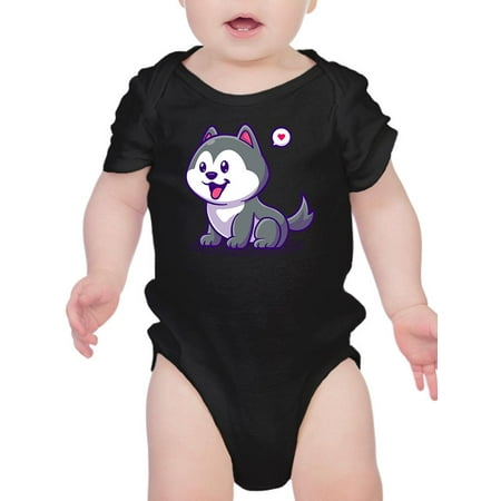 

Cute Husky Dog Cartoon Bodysuit Infant -Image by Shutterstock 6 Months