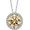 Light-Yellow, variant on 5 Carat Moissanite Pendant Necklace Women's Diamond Necklace 18K White Gold Lab Diamond Pendants Necklaces for Women Moissanite Necklace Wife Lab Women's Diamond Necklace