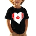 thumbnail image 1 of T-Shirt pour Enfants Fête du Canada Feuille d'Érable Canadienne Graphique Manches Courtes T-Shirt Enfants Fête du Canada Imprimé Graphique Enfants Fille Fête du Canada Col Rond T-Shirt Drapeau Canadien Imprimé, 1 of 5