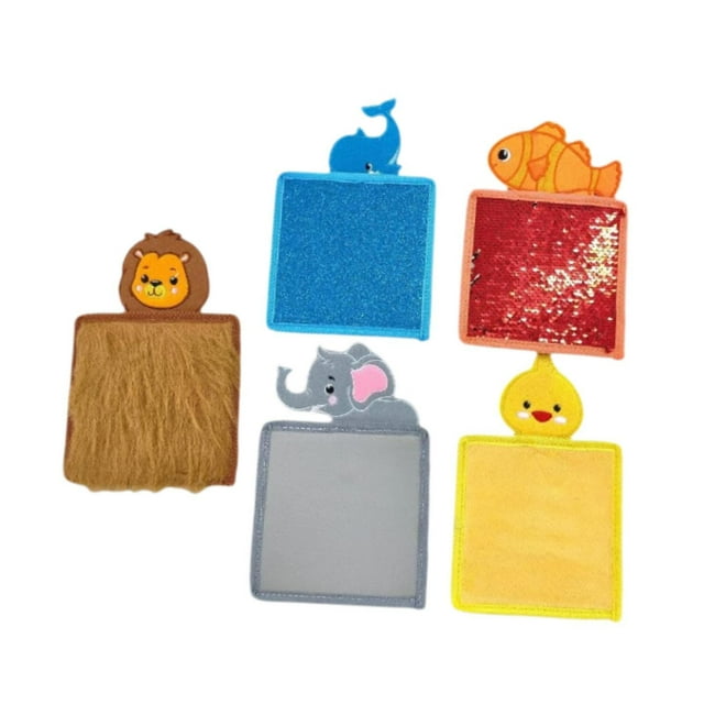ZheElen Sensory Mats Animal Sensory Tiles Unique Assorted Tactile Toys Interactive Learning Experience