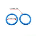 thumbnail image 4 of maskred 1/2/3/5 25 pieces Convenient And - Plastic Loose Leaf Binder Rings For Cards Documents Invoices Loose-leaf Rings yellow diameter 27mm 1 Pc, 4 of 6
