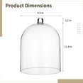 thumbnail image 5 of Acrylic Cloche, 10x13 Inch Large Display Dome, Thick Dust-Proof Cover for Centerpiece, Cakes, Plants, Home Decor, 5 of 6