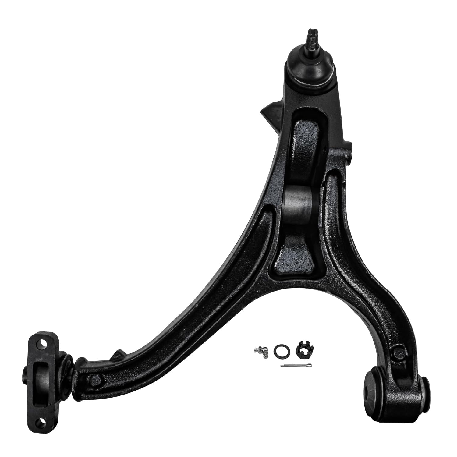 Detroit Axle - 2pc Front Lower Control Arms with Ball Joints for Jeep Grand Cherokee Commander 2005 2006 2007 2008 2009 2010 Lower Control Arms & Ball Joints Pair Set Assembly Replacement