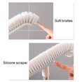 thumbnail image 5 of Uutvmp 2 in 1 Floor Scrub Brush with Curved Brush Head Soft Bristles Floor Scrubbing for Bathroom 47" Shower Cleaning Tool with Long Handle for Bathtub, Tub, Tile Floors, Garage and Patio, 5 of 9