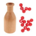 thumbnail image 3 of amagogo Pool Snooker Shaker Bottle Set with 16 Numbered Scoring Balls Versatile Billiard Light Brown, 3 of 10