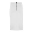 thumbnail image 4 of ZZwxWA Women's Midi Skirt High Elastic Waist A Line Pleated Midi Skirts Button Front Casual Flared Skirt with Pockets, 4 of 6