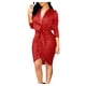 thumbnail image 1 of Vestido informal de manga larga con cuello en V y encaje para mujer: poliéster, tallas S-XXL, elegante para el día a día en invierno/otoño., 1 of 8