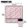 thumbnail image 5 of HELLHERO Thanksgiving Sewing Machine Mat Removable Storage Bag Storage Sewing Machine Organizer Mat Fabric Polyester for Most Sewing Machine Table, Thanksgiving Fall Rose Pattern, 5 of 5