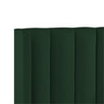 thumbnail image 6 of Posh Living Kam Upholstered Velvet & Wood King Platform Bed in Green, 6 of 8