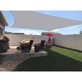 thumbnail image 2 of Vela de sombra rectangular, 2x2m, impermeable y resistente a los rayos UV, gris, 2 of 5