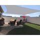thumbnail image 2 of Vela de sombra rectangular, 3x3m, impermeable y resistente a los rayos UV, gris, 2 of 5