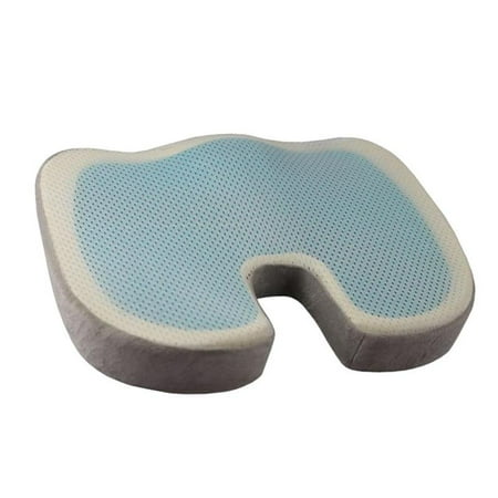 

Orthopedic Seat Cushion Seat to Relieve Hemorrhoids And Tailbone Pain - Grey