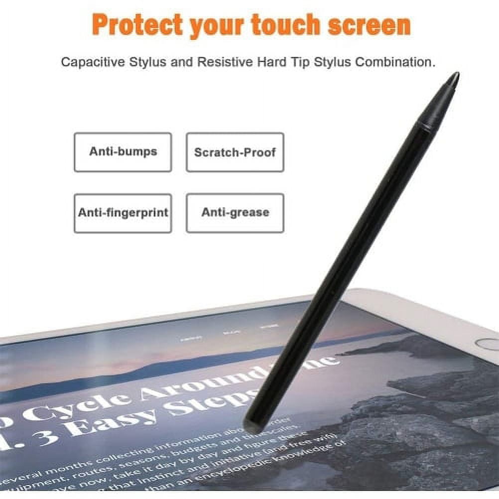 Touch Screen Pen Stylus for Samsung Galaxy A14 5G Phone - Fiber Tip  Aluminum Lightweight Silver Color W5Y Compatible With Galaxy A14 5G Model