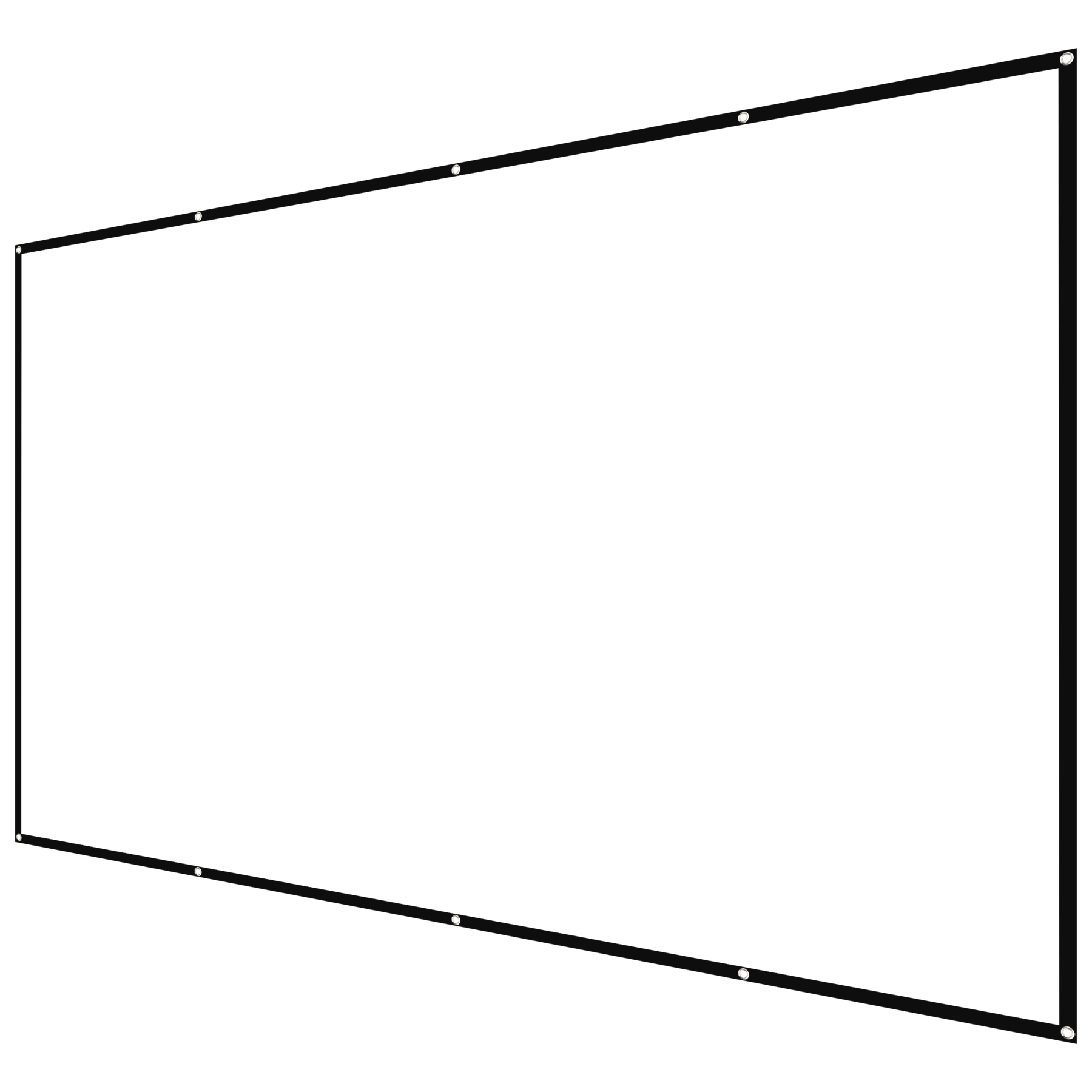 onn 120-Inch Portable Theater Projection Screen, 16:9 photo 2