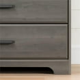 thumbnail image 4 of Pemberly Row Traditional 2 Drawer Nightstand in Gray Maple, 4 of 6