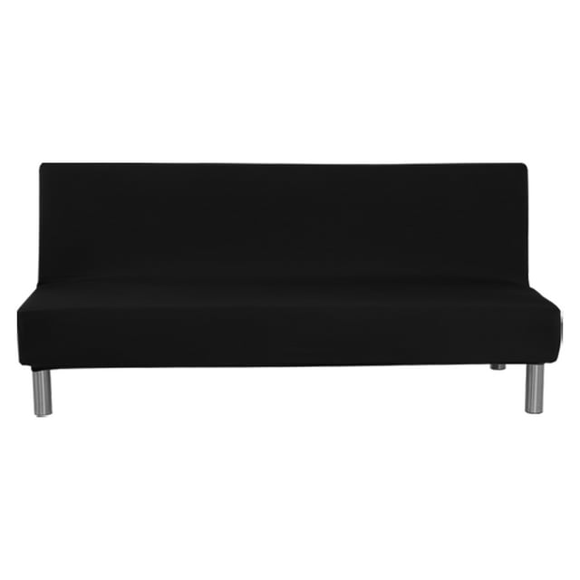 Solid Color Sofa Cover With Elastic Straps ThickenedCouch Cover Furniture Protector For Living Room