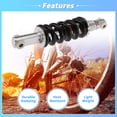 thumbnail image 5 of Unique Bargains Bike Rear Shock Absorber 215mm 2000lbs Capacity Coil Spring Shock Suspension for Bicycle/Motorcycle Damping Suspension Shock Damper Silver Tone Black, 5 of 6