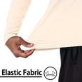 thumbnail image 7 of Men UPF 50+ Sun Protection Hoodie Shirt Quick Dry Long Sleeve Pullover Athletic Fishing Outdoor Blouse, 7 of 7