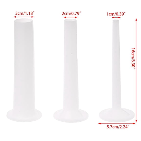 3Pcs Sausage Filling Stuffing Tube For Handmade Meat Grinder Stuffer 5#